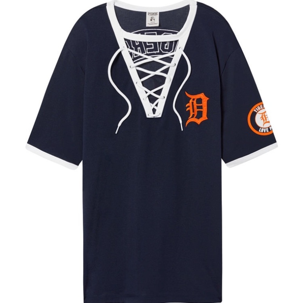 PINK Detroit Tigers Jersey Shirt